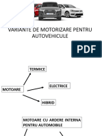 Variante de Motorizare Pentru Automobile