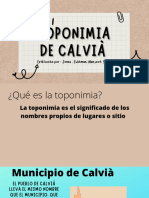 Toponimia de Calvia