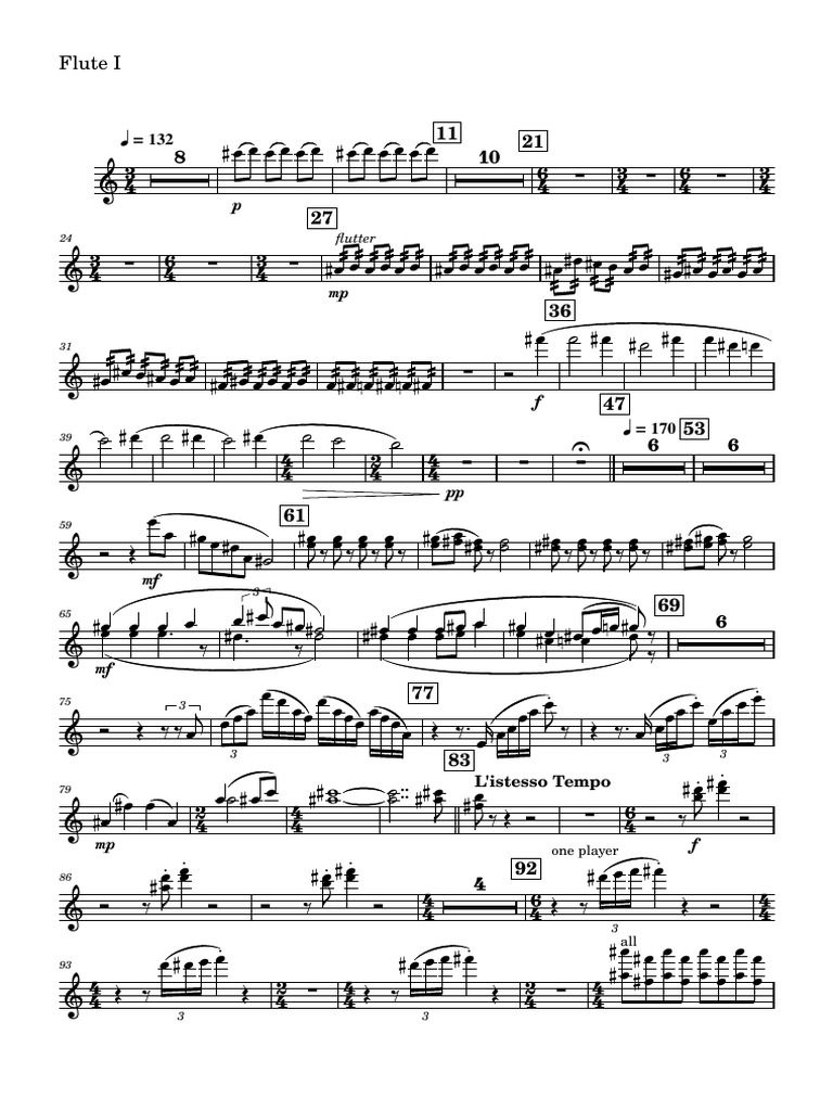 End Title-Flute I | PDF