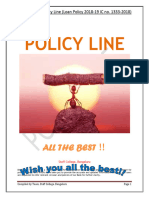Policy Line Loan Policy