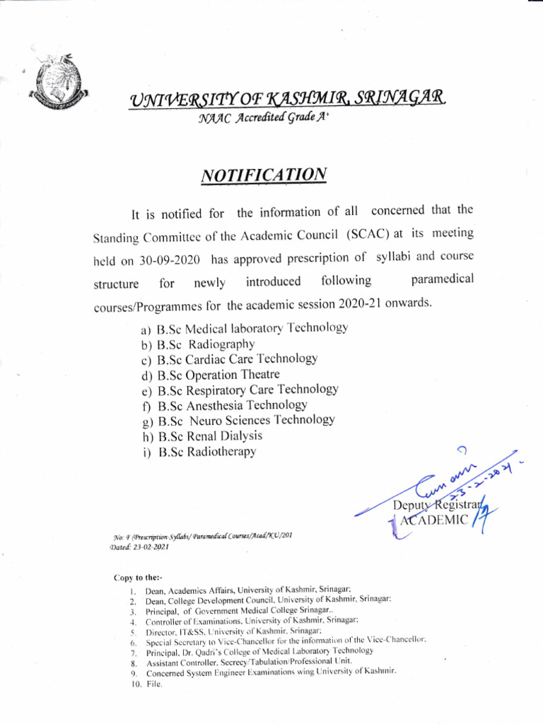 Radiography Technology Syllabus 2020 | PDF | Pathology | Medicine