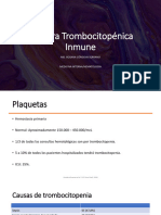 Púrpura Trombocitopénica Inmune: Md. Rosana Córdova Serrano