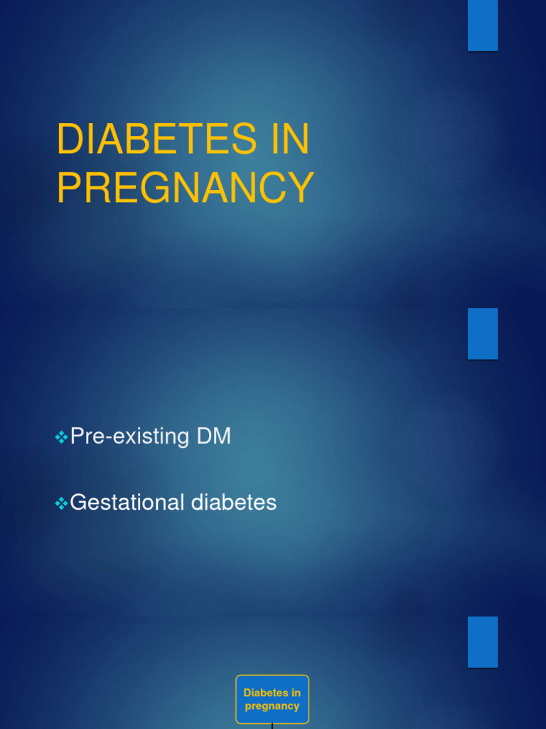 Diabetes Management in Pregnancy | PDF | Gestational Diabetes | Diabetes