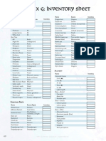 Invt Sheet-Alch FC