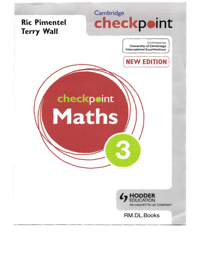 Cambridge Checkpoint Maths Resources | PDF