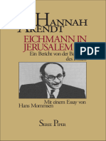 Arendt, Hannah - Eichmann in Jerusalem. Ein Bericht Von Der Banalität Des Bösen. 