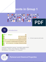 Elements in Group 1