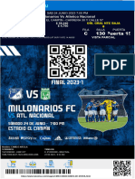 Entrada Millonarios - Final 2023 1 - 24 06 23 Camilo ARCILA