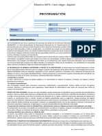 Programacion Anual 1 Ano Educacion Fisica Secundaria 2023 Ok PDF