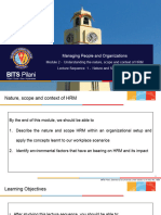 BITS Pilani: Managing People and Organizations