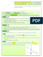 Equation D Une Droite Cours Ma 1