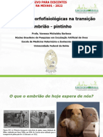 Fisiologia e Desenvolvimento Embrionário