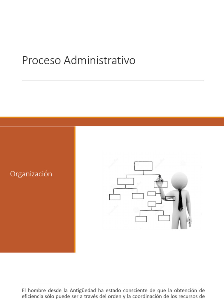 Organización en el Proceso Administrativo | PDF | Business | Negocios ...