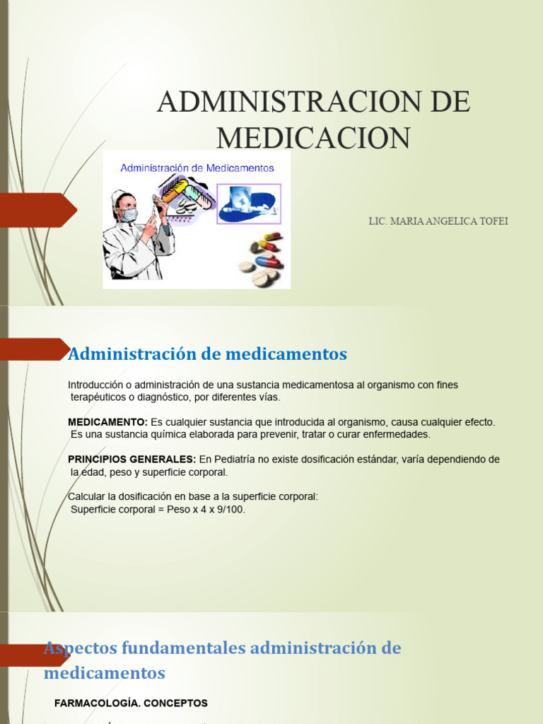 Administracion de Medicacion | PDF