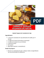 Carnes e Queijos Veganos de Natal