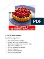 20 Receitas Veganas de Sobremesas Natalinas