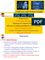 Introduction To Software and Systrem Quality Oct. 2023 - V04