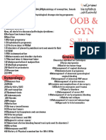 The Syllabus of OB - GYN
