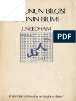 Joseph Needham - Doğunun Bilgisi Batının Bilimi (Mab, 1983) Cls