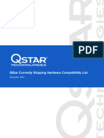 QStar Currently Shipping Hardware Compatibility List December 2023