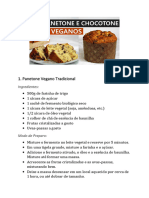 Panetones e Chocotones Vegano