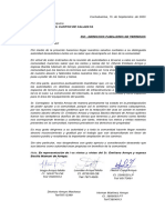 Carta Al Corregidor Calazaya 2023