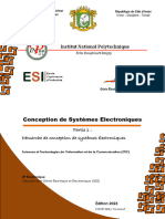 Conception de Systèmes Electroniques Partie 1 ING STIC 1 Édition 2023