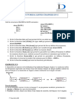 TD7 Structures Et Listes Chainées