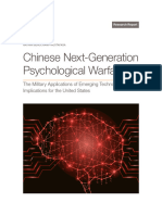 Chinese Next-Generation Psychological Warfare