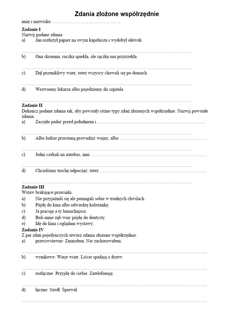 zdania-wsp-rz-dnie-z-o-one-kartk-wka-pdf
