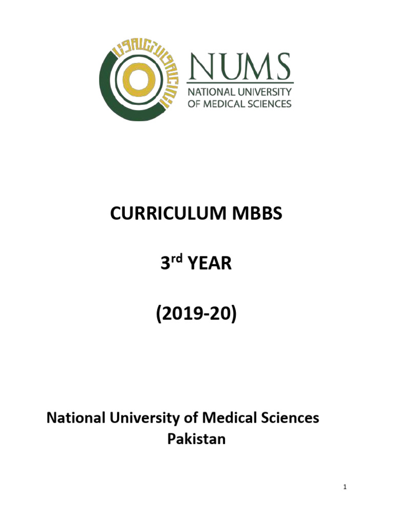 3rd Year MBBS Curriculum Overview | PDF | Gram Negative Bacteria | Virus