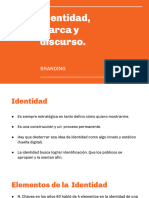 Identidad, Marcas y Discursos