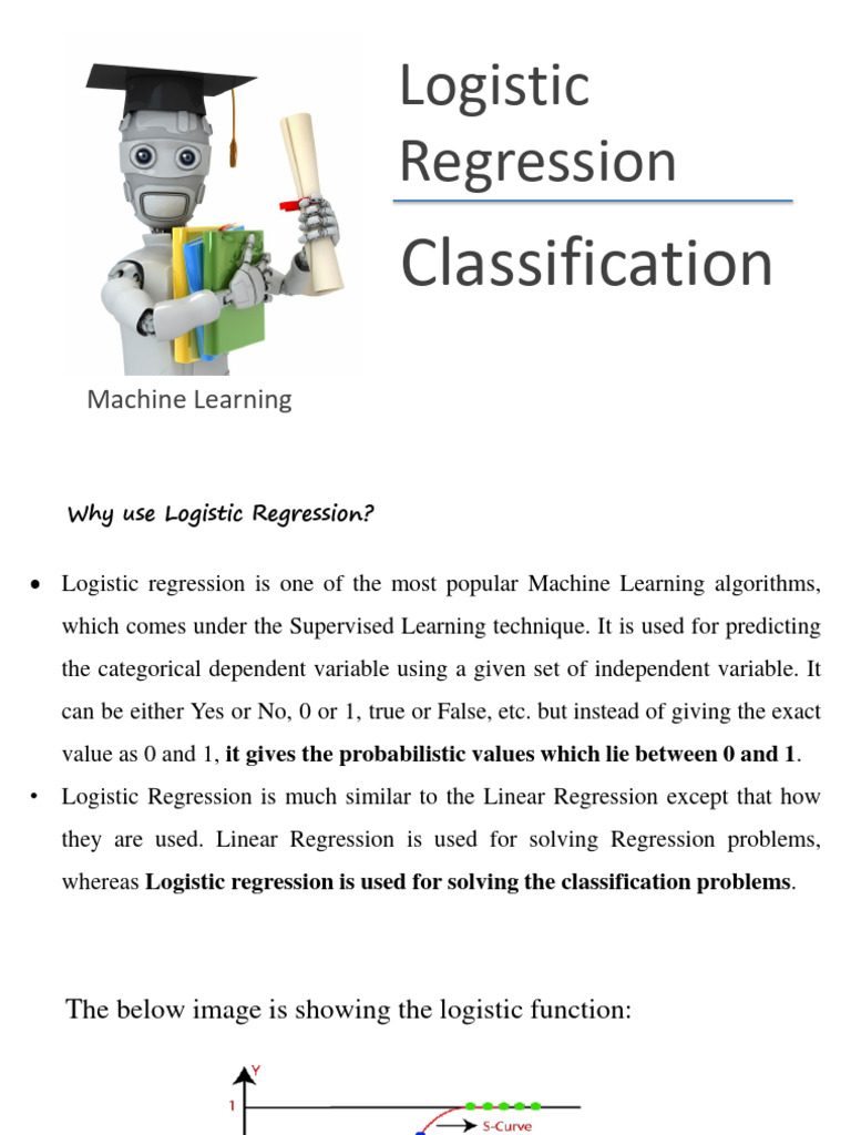 2-Logistic Regression | Download Free PDF | Logistic Regression ...