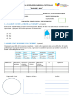 Matemática, 3 Trimestre Séptimo Evaluacion