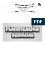 Planificacion Semanal