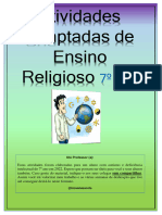 Amostra Ensino Religioso 7º Ano Inove Na Escola