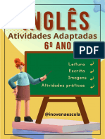 Amostra 6º Ano Inglês Atividades Adaptadas