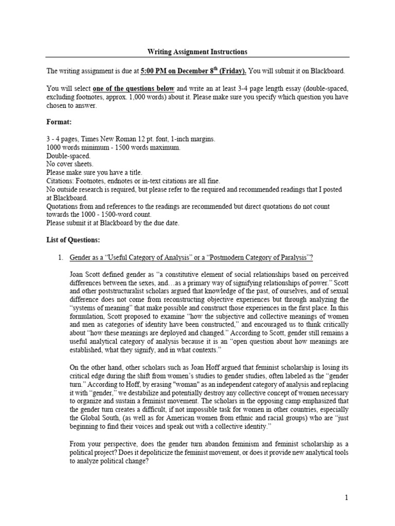 NoCW8R-Writing Assignment Instructions - SOCI 211 | PDF ...