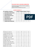 4°e Notas Segundo Bimestre