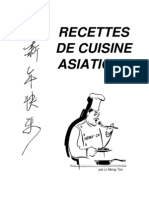 Recettes de cuisine asiatique - chinoise viet indienne