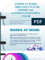 Words at Work (Language Culture and Society)