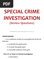 1-Special Crime Inv Review Lecture Notes