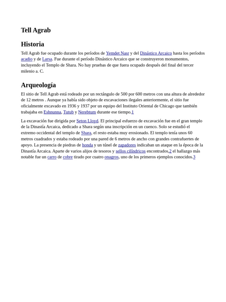 Tell Agrab | PDF