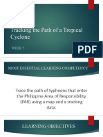 Tracking A Tropical Cyclone