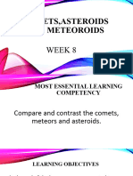 Comets, Asteroids and Meteoroids