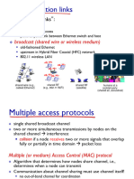 Communication Links: Two Types of "Links": Point-To-Point