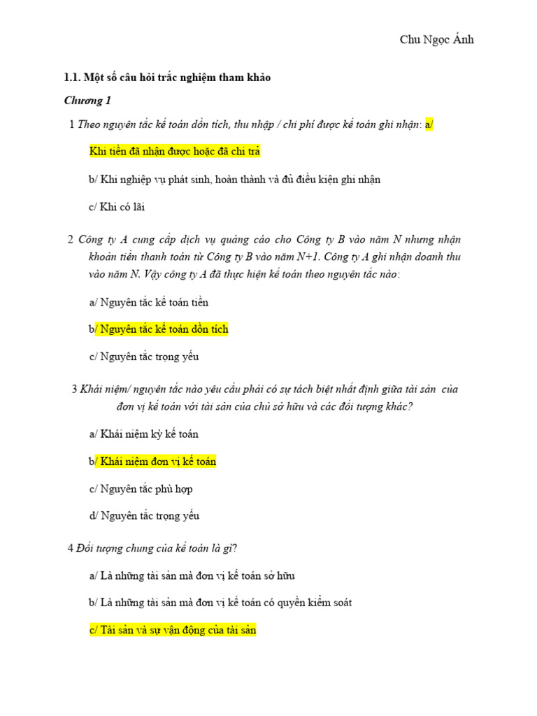 Trắc Nghiệm LT 2 | PDF