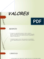 VALORES