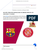 Tran Dau Barcelona Vs Girona