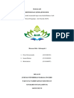 Bahasa Arab Kelompok 1, Materi